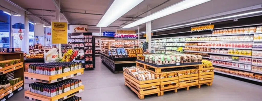 Supermarket og dagligvarer i Tofte sentrum