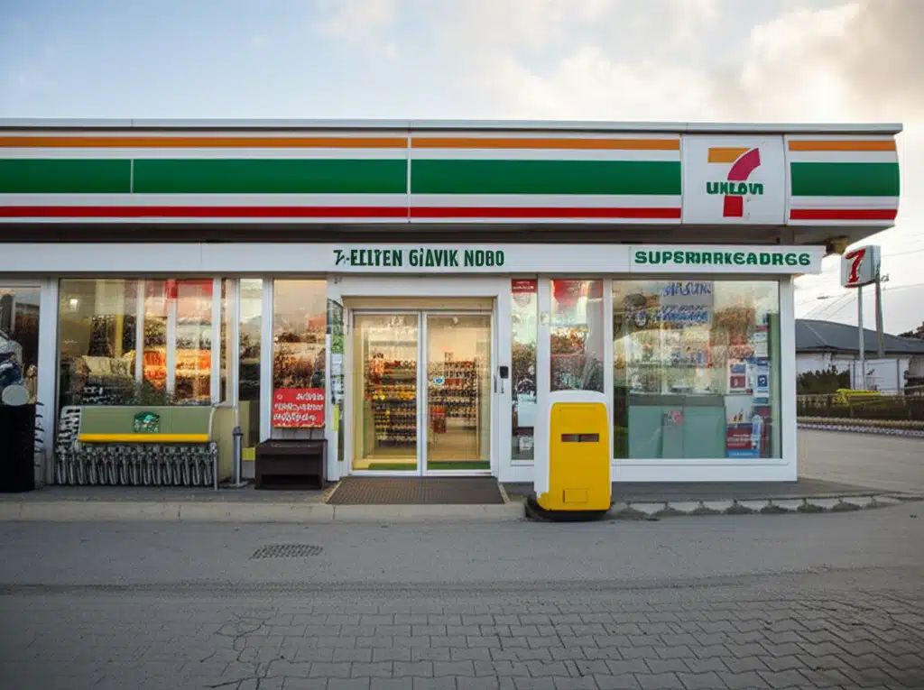 Uno-X 7-Eleven Gjøvik Nord 1 Uno-X 7-Eleven Gjøvik Nord: Bensinstasjon og Butikk