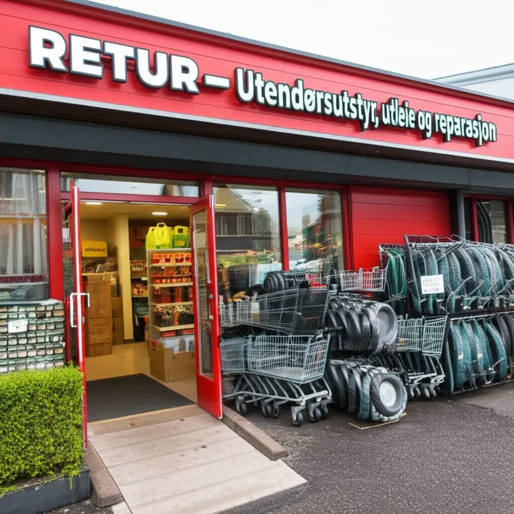 Utendørsutstyr, utleie og reparasjon: RETUR-tjenester