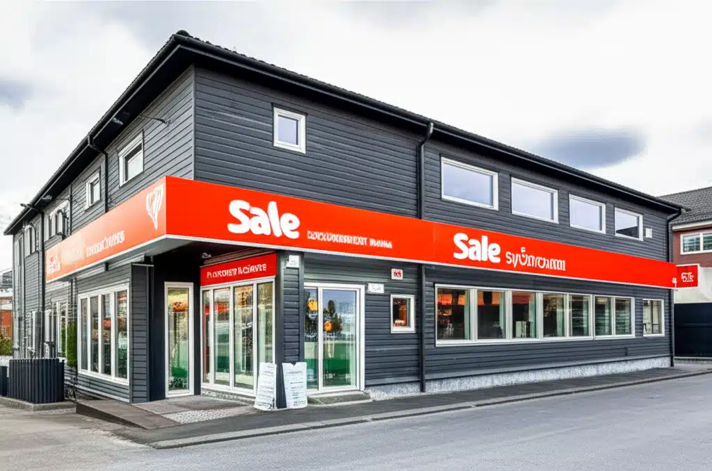 Sale Syvärauma Street Rauma 1 Utsalg på Syvärauma Street i Rauma: En historisk gate