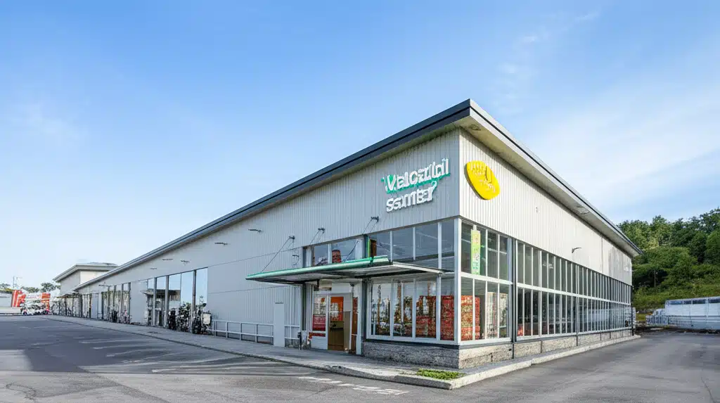 Vaksdal senter: Utforsk hjertet av Vaksdal med denne bildet