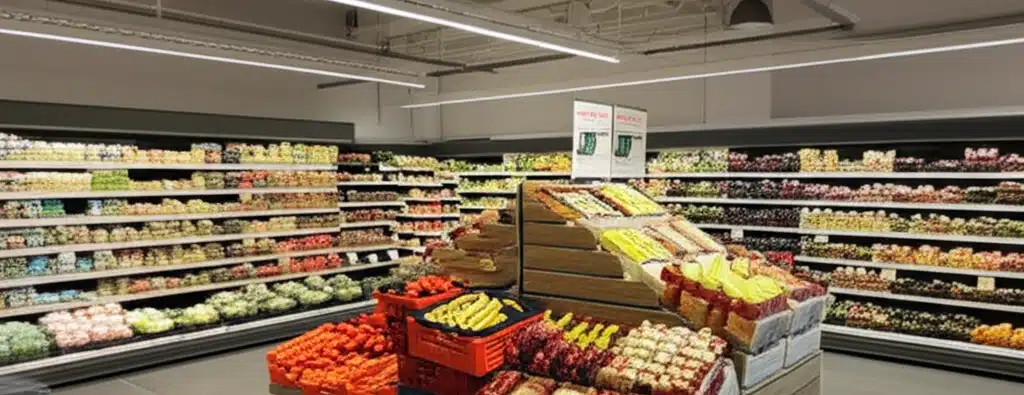 Supermarket i Våler sentrum med dagligvarer og tilbud
