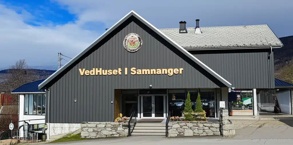 VedHuset Samnanger: Tradisjonell norsk arkitektur i vakker omgivelse