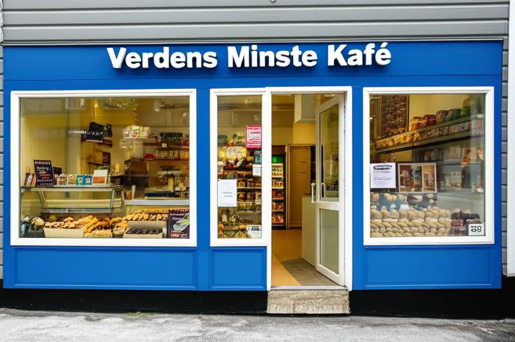 Verdens Minste Kafé 1 Verdens minste kafé: En koselig og unik opplevelse