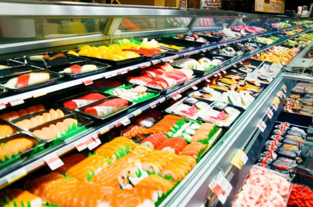 Vic Sushi: Nydelig norsk sushi-rett med fersk laks og avokado