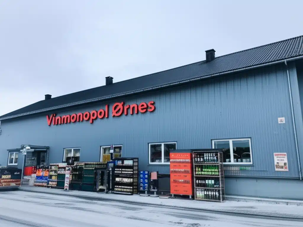 Vinmonopol Ørnes 1 Vinmonopol Ørnes: Utvalg av viner, sprit og øl