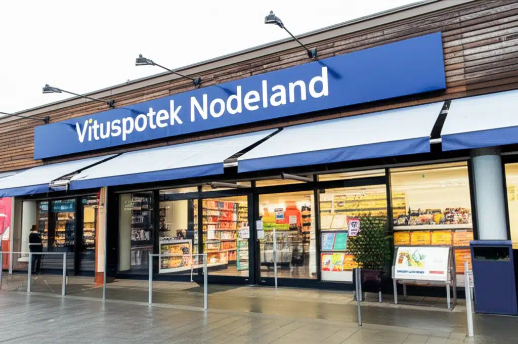 Vitusapotek Nodeland 1 Vitusapotek Nodeland – Nærbutikken for helse og velvære